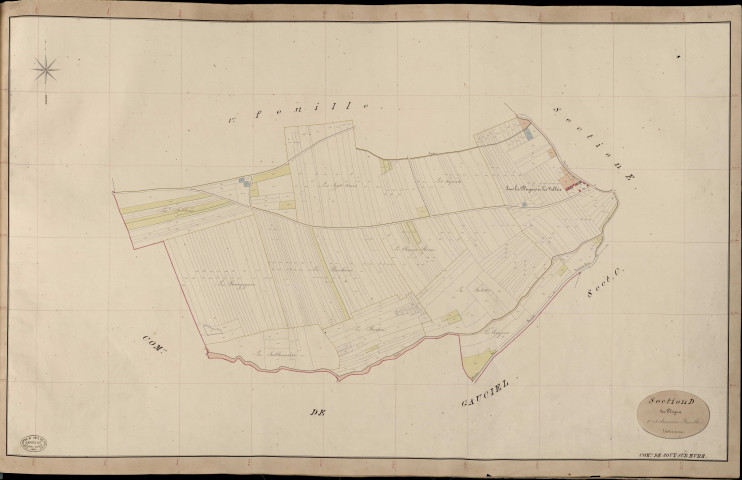 Jouy-sur-Eure. Section D _ des Pleignes _ 2e et dernière Feuille