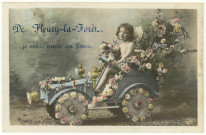 Fleury-la-Forêt. De Fleury-la-Forêt, je vous envoie ces fleurs.