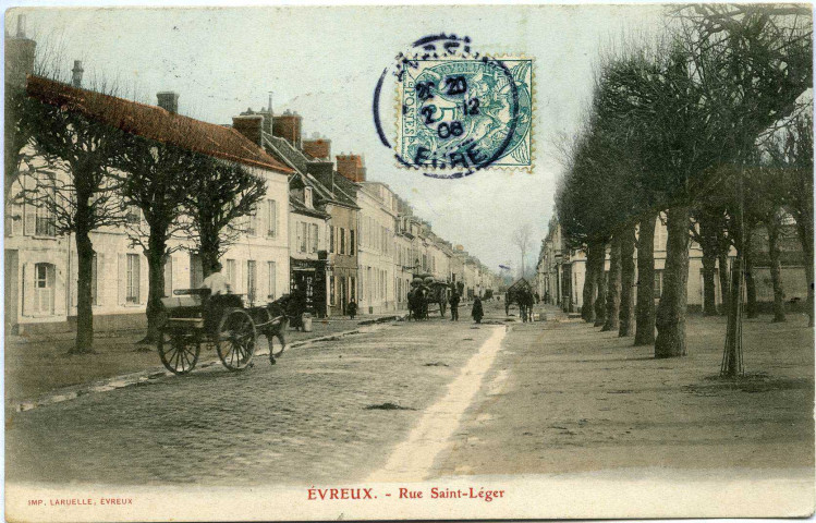 Evreux-Ville. Rue Saint Léger.