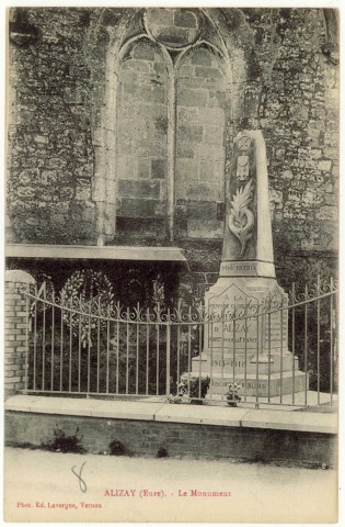 Alizay. Le monument.