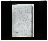 Bas-relief d'une scène de chasse du palais d'Assurbanipal à Ninive (Assyrie).