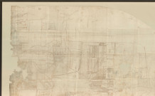 Bernay - Plan du village des Granges, du Bourg Le Comte, Frocourt, le Bois Taillefer et Champeaux. *