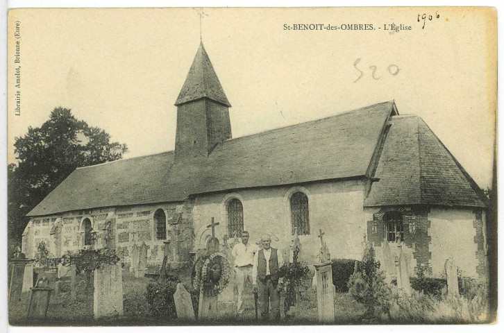 Saint-Benoît-des-Ombres. L'Eglise.