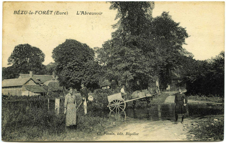 Bézu-la-Forêt. L'Abreuvoir.