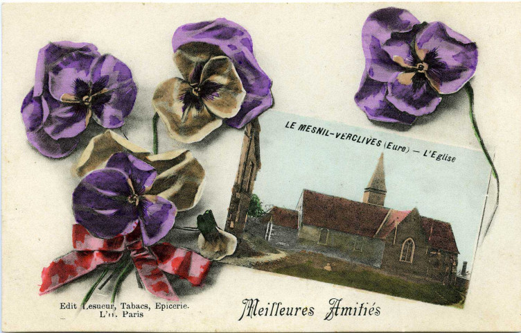 Mesnil-Verclives (Le). Meilleures Amitiés.