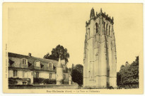 Bec-Hellouin (Le). La Tour et l'Abbatiale.