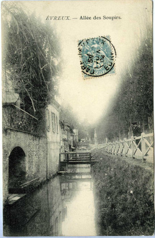 Evreux-Ville. Allée des Soupirs.