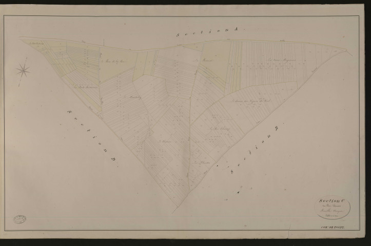 Tosny. Section C _ du Bec-Thomas _ Feuille Unique