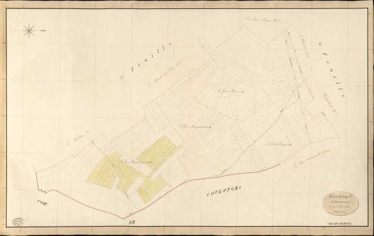 Corneuil. Section C _ du Bois Marquet _ 2e de 3 Feuilles