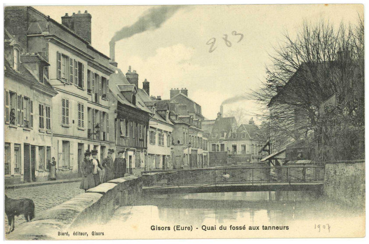 Gisors. Quai du Fossé-aux-Tanneurs.