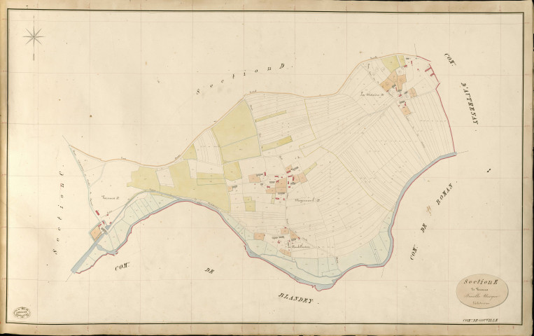 Gouville. Section E _ de Varennes _ Feuille Unique