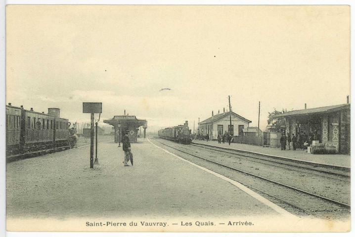 Saint-Pierre-du-Vauvray. Les Quais - Arrivée.