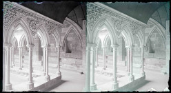 Abbaye du Mont-Saint-Michel (Manche), le cloître de la Merveille.