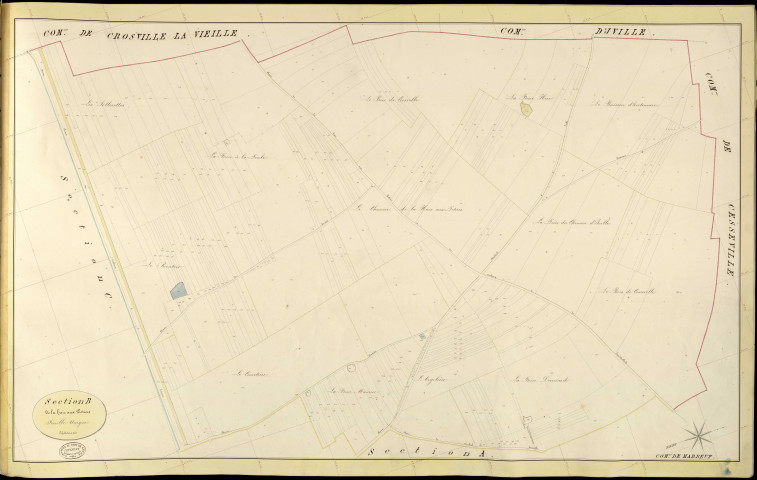 Marbeuf. Section B _ de la haie aux Potiers _ Feuille Unique