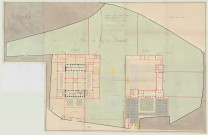 Evreux _Hospice rue Saint-Louis. Projet 1 _ "Projet d'aménagement d'un hospice et d'un dépôt de mendicité rue Saint-Louis à Evreux" .