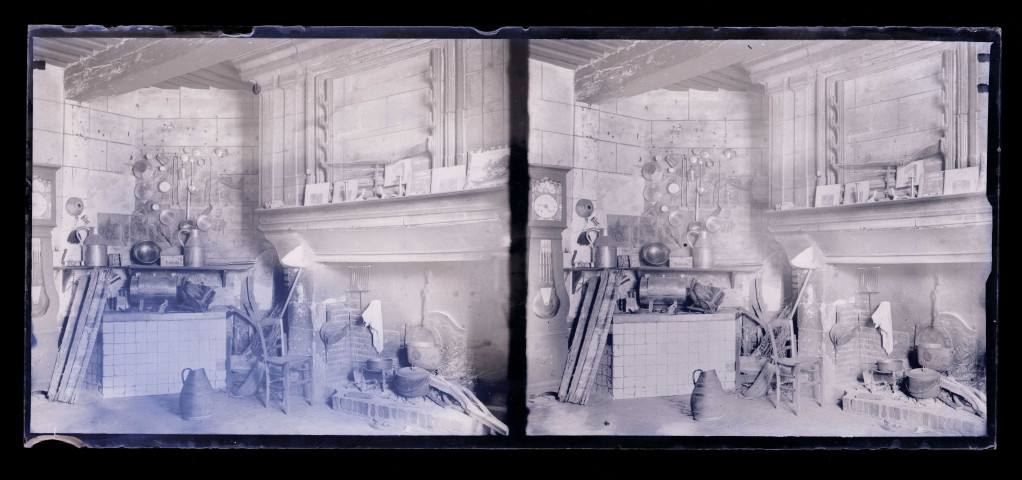 Intérieur d'une habitation traditionnelle italienne.
