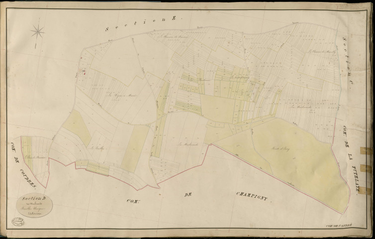 Saint-André-de-l'Eure. Section D _ des Moulinards _ Feuille Unique