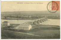Port-Mort. Le Barrage et Vue sur N. -D. De la Garenne.