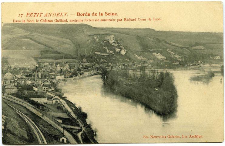 Andelys (Les). Petit Andely - Bords de Seine.