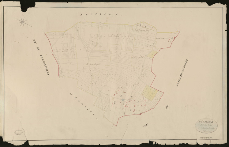Aclou. Section B _ de la Croix Crespin _ 2e et dernière Feuille