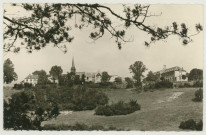 Caillouet-Orgeville. Petit séminaire, vue de la vallée.