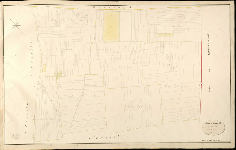 Hardencourt-Cocherel. Section B _ des Ardennes _ 3e de 6 Feuilles