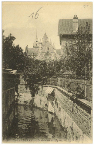 Andelys (Les). Le Gambon et l'Eglise.