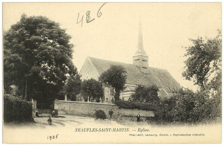 Neaufles-Saint-Martin. L'Eglise.