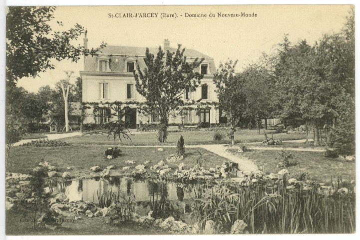 Saint-Clair-d'Arcey. Domaine du Nouveau-Monde.