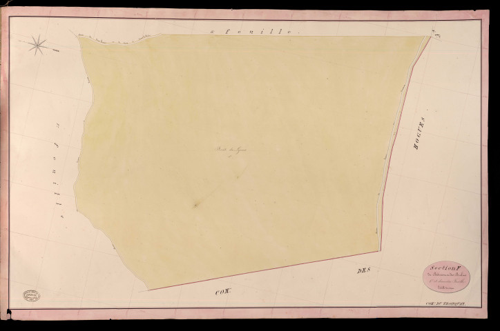 Tronquay (Le). Section F _ du Bâtiment et des Brulins _ 6e et dernière Feuille