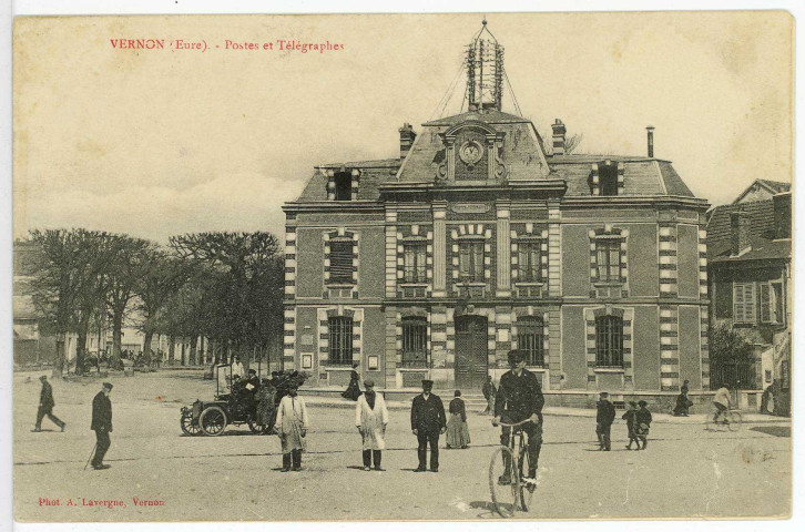 Vernon-Ville. Postes et Télégraphes.