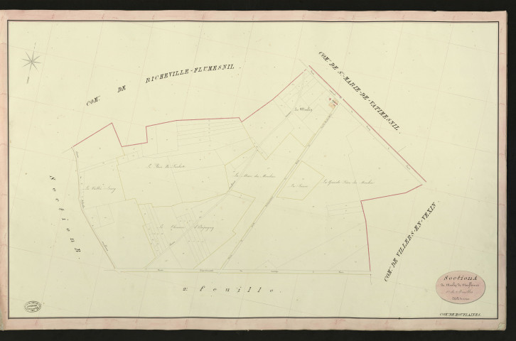 Mouflaines. Section A _ du Moulin de Mouflaines _ 1re de 2 Feuilles