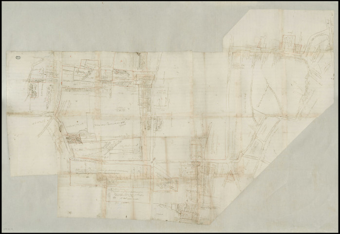 Ambenay - 1- Plan de la paroisse d'Ambenay, 1ere carte * 2- Plan de la paroisse d'Ambenay, 2eme carte * 3- Plan parcellaire avec noms des tenanciers *