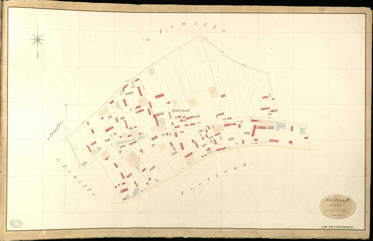 Quittebeuf. Section F _ des Six Fosses _ 4e de 5 Feuilles