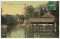Pacy-sur-Eure. Lavoir sur l'Eure.