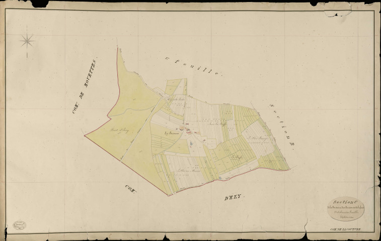 Couture (La). Section C _ de la Fontaine, des Buissons et de la Forêt _ 2e et dernière Feuille