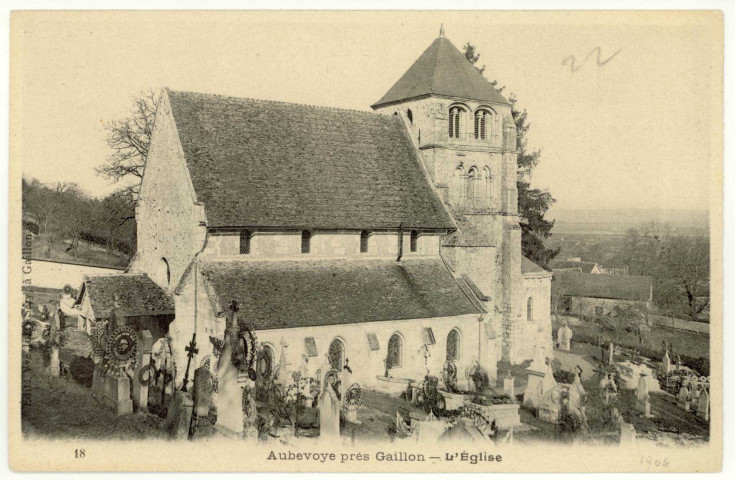 Aubevoye. L'église.