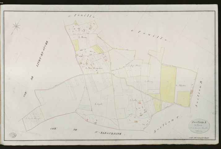 Grandchain. Section A _ de Beuron _ 3e et dernière Feuille