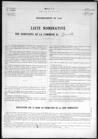 GOUVILLE 1936