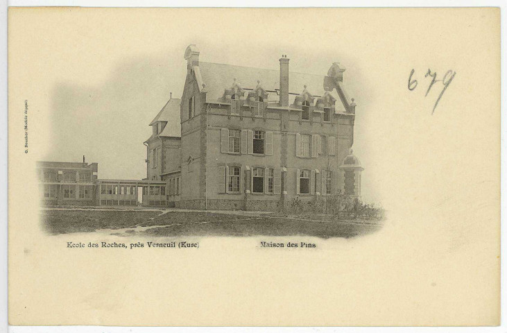 Verneuil-sur-Avre. Ecole des Roches, près Verneuil (Eure). - Maison des Pins.