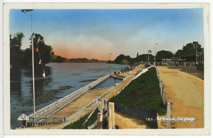 Vernon-Ville. La Plage.