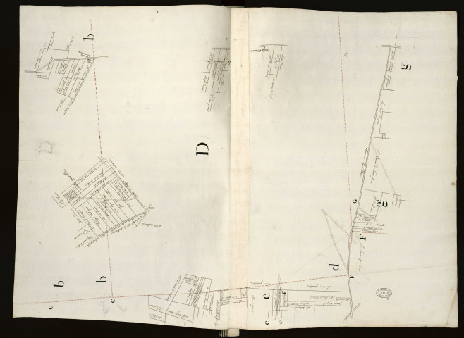 Guiseniers - Atlas des "plans terriers de la paroisse de Guiseniers". *