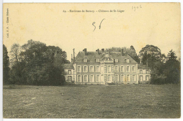 Saint-Léger-de-Rôtes. Château de St-Léger-de-Rotes.