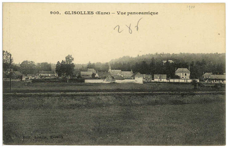 Glisolles. Vue panoramique.