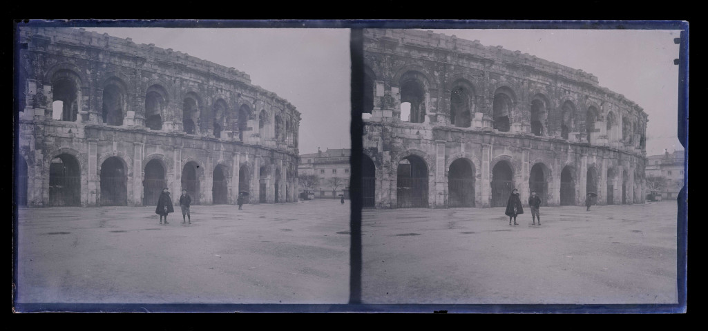 Arènes de Nîmes (Gard).