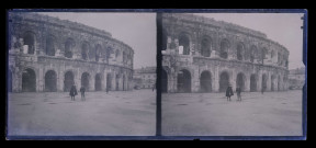 Arènes de Nîmes (Gard).