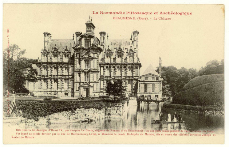 Beaumesnil. Le Château.
