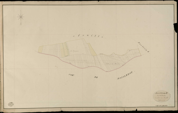 Habit (L'). Section B _ des Moulinards _ 2e et dernière Feuille