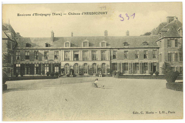 Heudicourt. Environs d'Etrépagny (Eure) - Château d'Heudicourt.