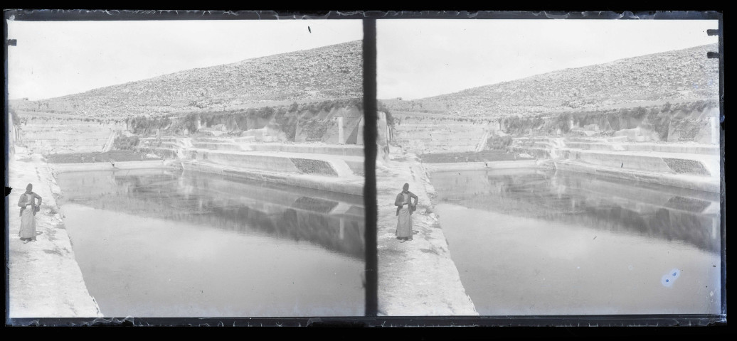 Piscine de Salomon à Bethléem (Israël).